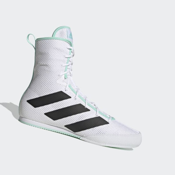 Botas Boxeo Adidas Box Hog 3 Mujer Chile Blancas - MGPJEQ427