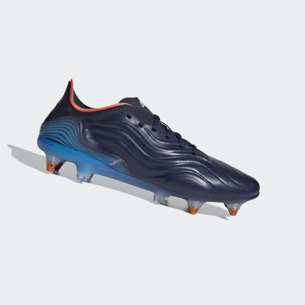 Botas De Futbol Adidas Copa Sense.1 Soft Ground Hombre Chile Azules - BKQYMW435