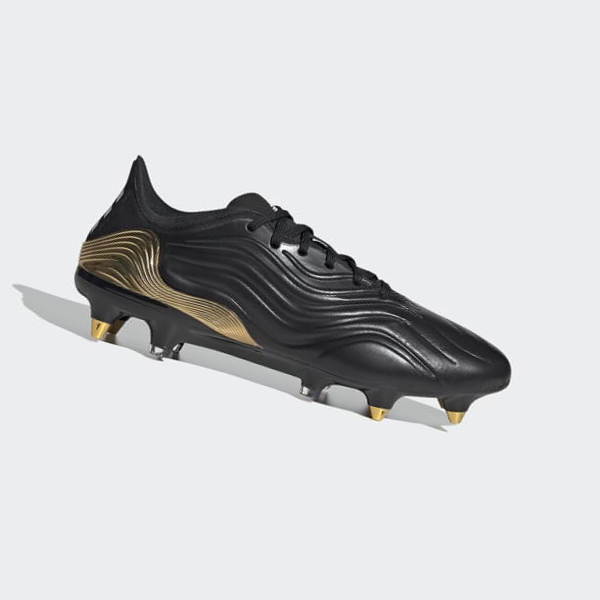 Botas De Futbol Adidas Copa Sense.1 Soft Ground Mujer Chile Negras - ZXHFKP269