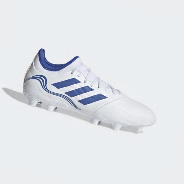 Botas De Futbol Adidas Copa Sense.3 Firm Ground Mujer Chile Blancas - MBXWEK723