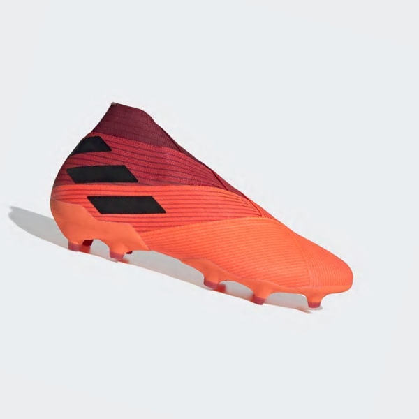 Botas De Futbol Adidas Nemeziz 19+ Firm Ground Hombre Chile Naranjas - MNYABW104