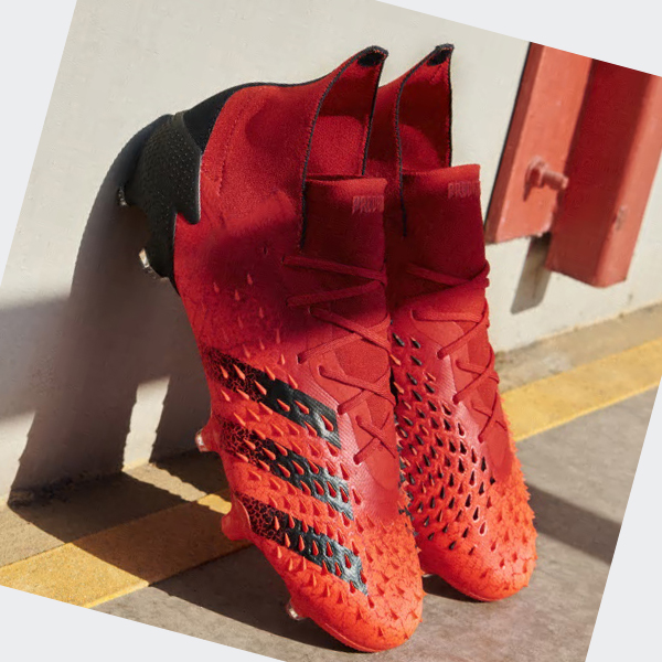 Botas De Futbol Adidas PREDATOR FREAK .1 FG Hombre Chile Rojas - OGDIVX460