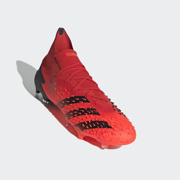 Botas De Futbol Adidas PREDATOR FREAK .1 FG Hombre Chile Rojas - OGDIVX460