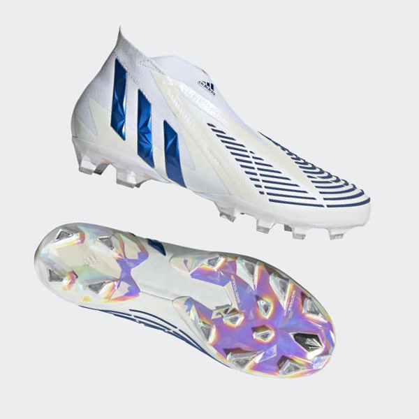 Botas De Futbol Adidas Predator Edge+ Artificial Grass Hombre Chile Blancas - DECVNS716