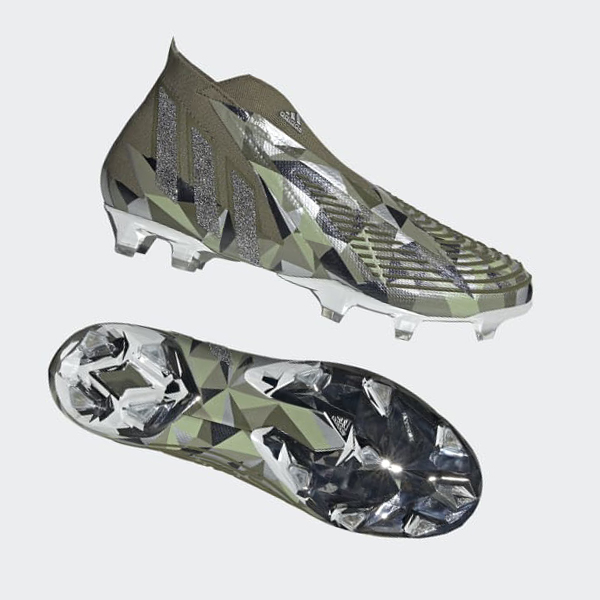 Botas De Futbol Adidas Predator Edge Crystal+ Firm Ground Hombre Chile Verde - GZYSBA437