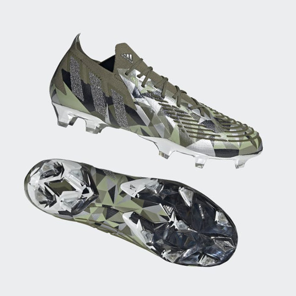 Botas De Futbol Adidas Predator Edge Crystal.1 Firm Ground Mujer Chile Verde - IQALNS931