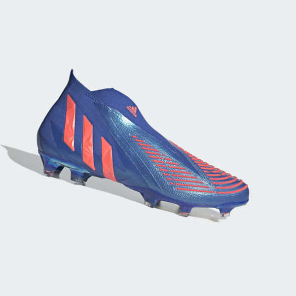 Botas De Futbol Adidas Predator Edge+ Firm Ground Hombre Chile Azules - EXBNQH312