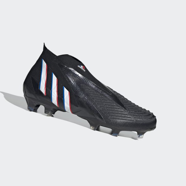 Botas De Futbol Adidas Predator Edge+ Firm Ground Hombre Chile Negras - ZGWYKE295