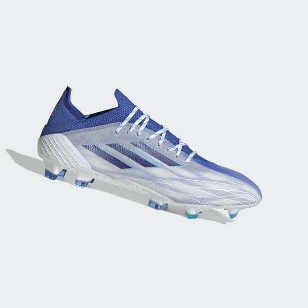 Botas De Futbol Adidas X Speedflow.1 Firm Ground Mujer Chile Blancas - JGKMLW042