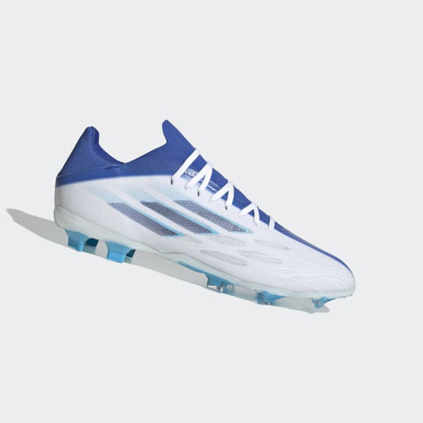 Botas De Futbol Adidas X Speedflow.2 Firm Ground Mujer Chile Blancas - QGVSAP280