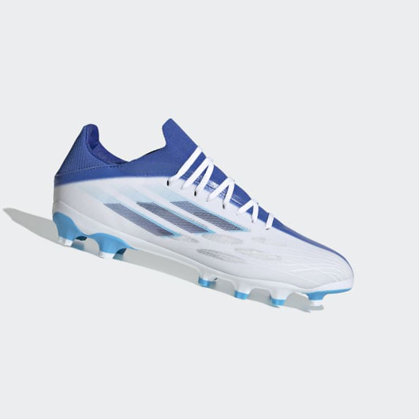 Botas De Futbol Adidas X Speedflow.2 Multi Ground Mujer Chile Blancas - BYTXEL067