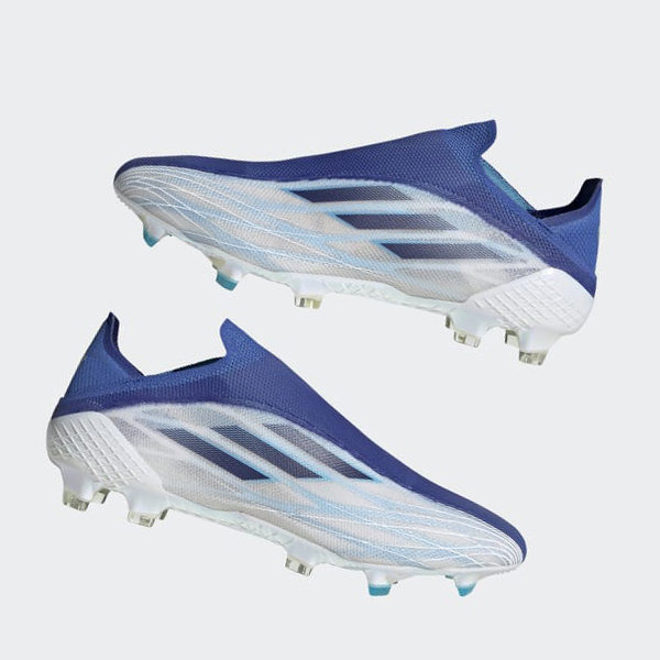 Botas De Futbol Adidas X Speedflow+ Firm Ground Mujer Chile Blancas - EAURCX913