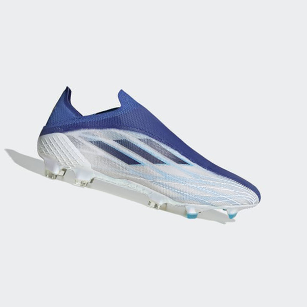 Botas De Futbol Adidas X Speedflow+ Firm Ground Mujer Chile Blancas - EAURCX913