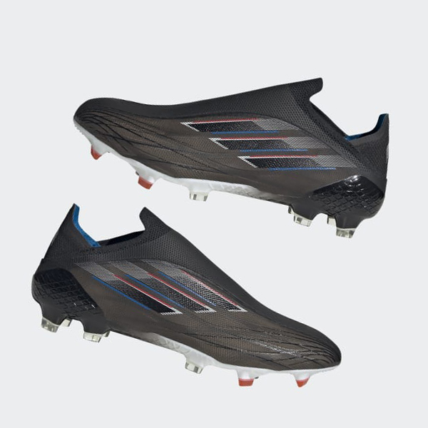 Botas De Futbol Adidas X Speedflow+ Firm Ground Hombre Chile Negras - LGSWCP102