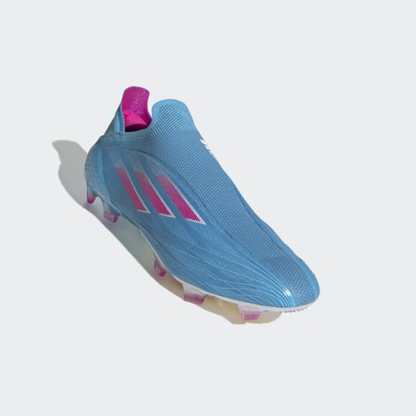 Botas De Futbol Adidas X Speedflow+ Firm Ground Mujer Chile Azules - PFHUGE971