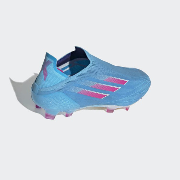 Botas De Futbol Adidas X Speedflow+ Firm Ground Mujer Chile Azules - PFHUGE971