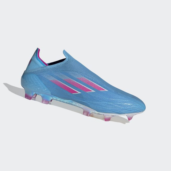 Botas De Futbol Adidas X Speedflow+ Firm Ground Mujer Chile Azules - PFHUGE971