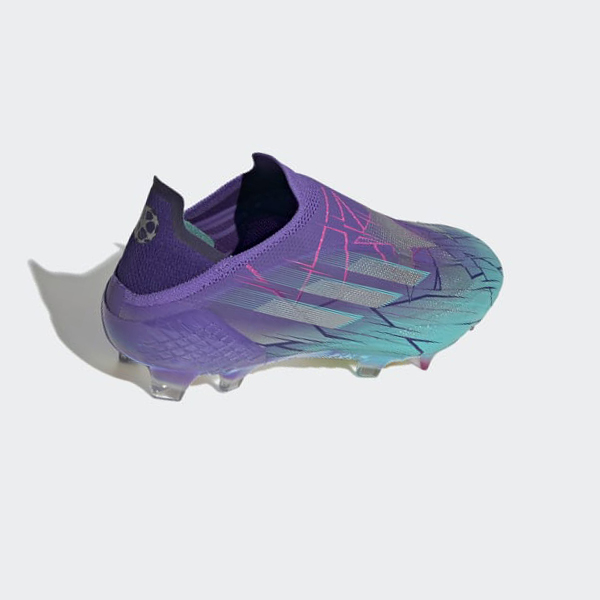 Botas De Futbol Adidas X Speedflow+ Firm Ground Hombre Chile Moradas - QDBJMA672