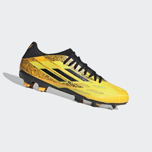 Botas De Futbol Adidas X Speedflow Messi.3 Firm Ground Hombre Chile Doradas - EYCOLQ620