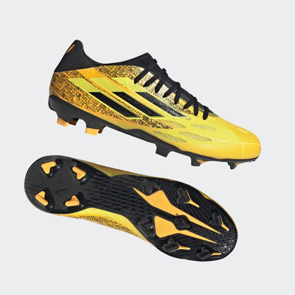 Botas De Futbol Adidas X Speedflow Messi.3 Firm Ground Hombre Chile Doradas - EYCOLQ620