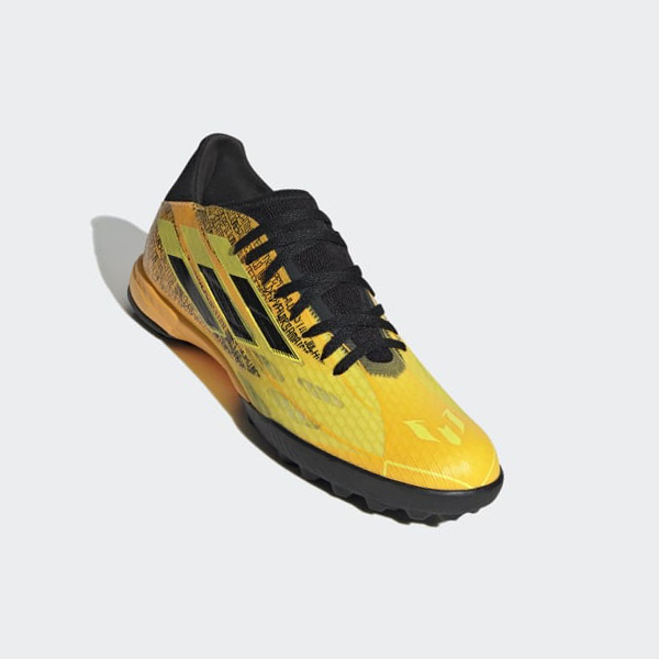 Botas De Futbol Adidas X Speedflow Messi.3 Turf Mujer Chile Doradas - HNLYED461