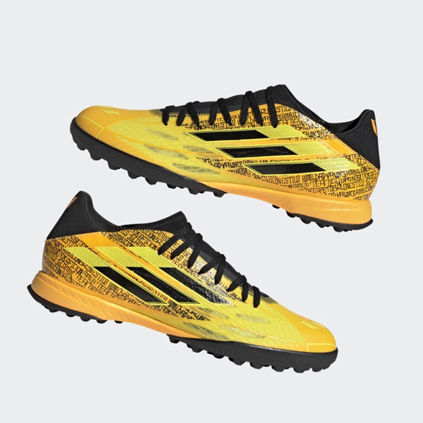 Botas De Futbol Adidas X Speedflow Messi.3 Turf Mujer Chile Doradas - HNLYED461