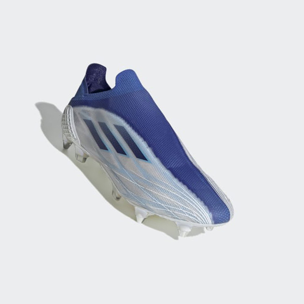 Botas De Futbol Adidas X Speedflow+ Soft Ground Mujer Chile Blancas - IKZUYS748