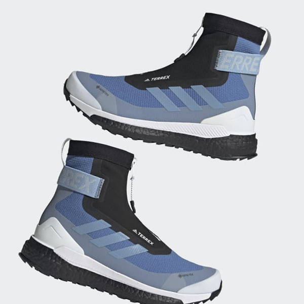 Botas De Montaña Adidas Terrex Free Hiker COLD.RDY Mujer Chile Azules - RTUVYL628