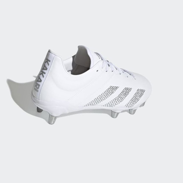 Botas De Rugby Adidas Kakari Soft Ground Hombre Chile Blancas - YAONXP406