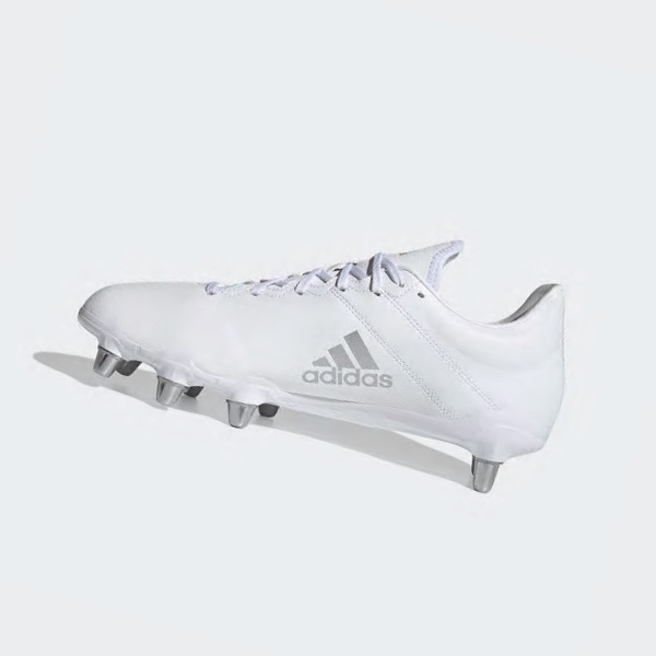 Botas De Rugby Adidas Kakari Soft Ground Hombre Chile Blancas - YAONXP406