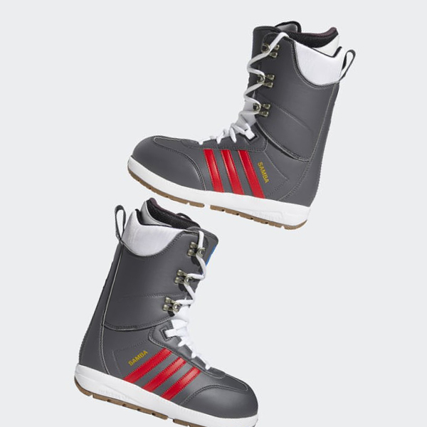 Botas Snowboard Adidas Samba ADV Hombre Chile Gris - CRIDTQ865