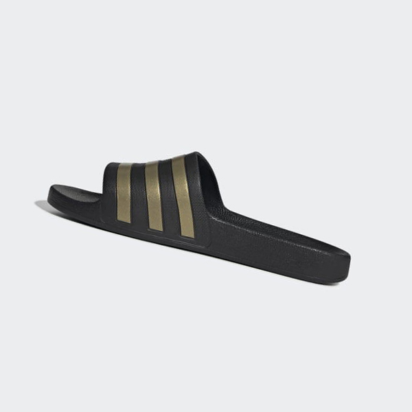 Chanclas Adidas Adilette Aqua Hombre Chile Negras - QACJWN356