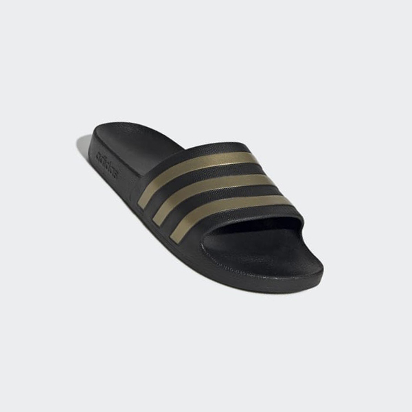 Chanclas Adidas Adilette Aqua Hombre Chile Negras - QACJWN356