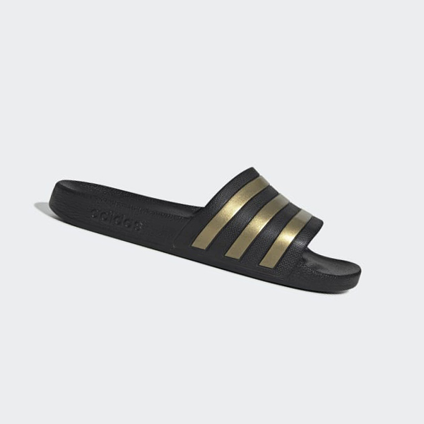 Chanclas Adidas Adilette Aqua Hombre Chile Negras - QACJWN356