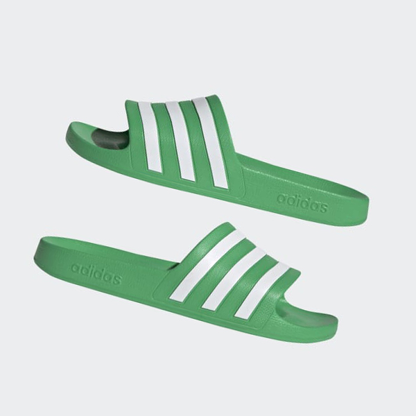 Chanclas Adidas Adilette Aqua Hombre Chile Verde - HRULBD190