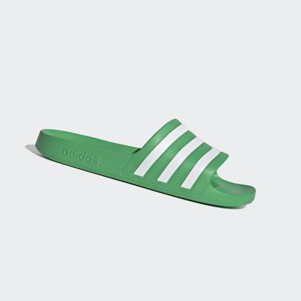 Chanclas Adidas Adilette Aqua Hombre Chile Verde - HRULBD190