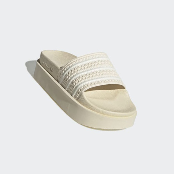 Chanclas Adidas Adilette Bonega Mujer Chile Beige - QFHMIW241