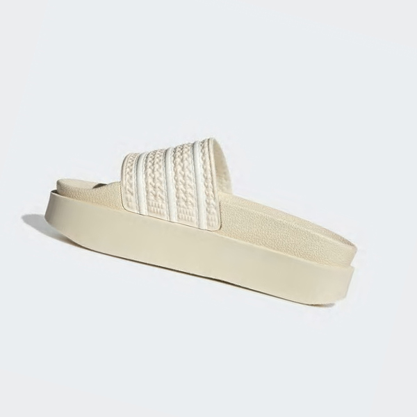 Chanclas Adidas Adilette Bonega Mujer Chile Beige - QFHMIW241