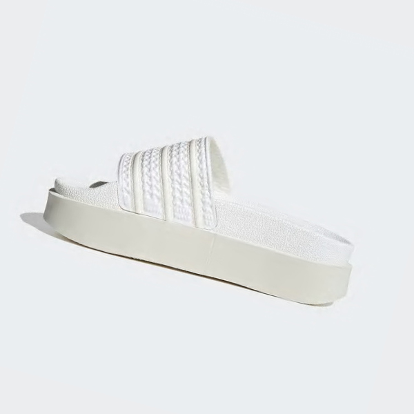 Chanclas Adidas Adilette Bonega Mujer Chile Blancas - JMZFBI854