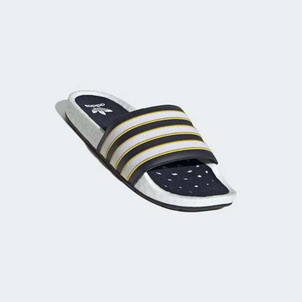 Chanclas Adidas Adilette Boost Hombre Chile Blancas - FWCDUQ503