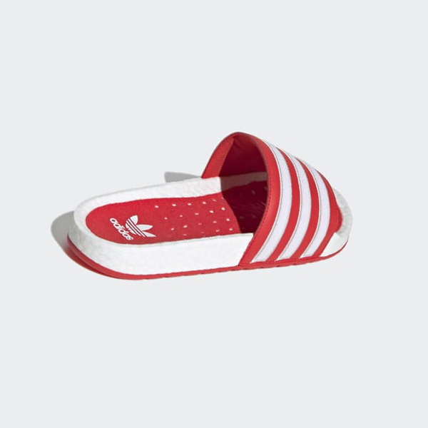 Chanclas Adidas Adilette Boost Hombre Chile Blancas - IFGVNH019