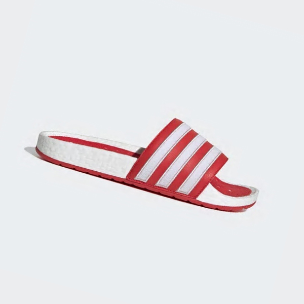 Chanclas Adidas Adilette Boost Hombre Chile Blancas - IFGVNH019