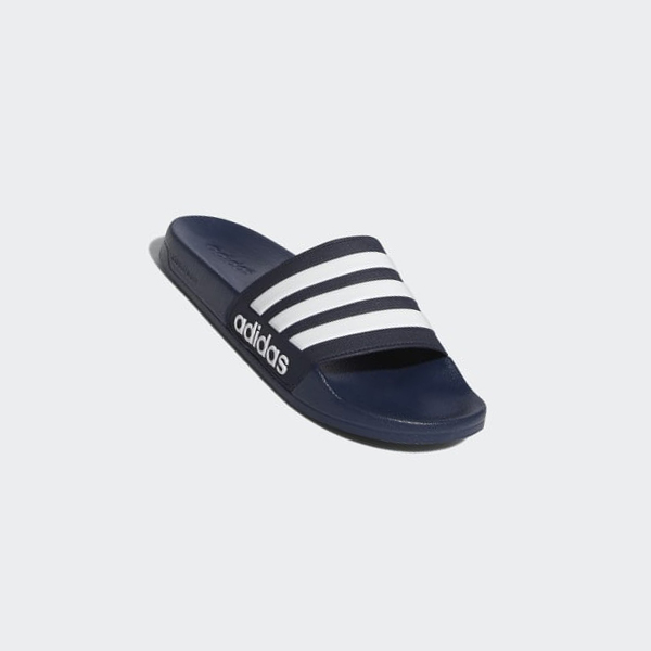 Chanclas Adidas Adilette Cloudfoam Hombre Chile Azules - MKPYBD071