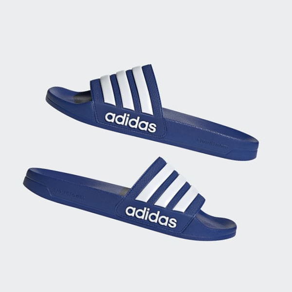 Chanclas Adidas Adilette Cloudfoam Hombre Chile Azules - TXOSUN061