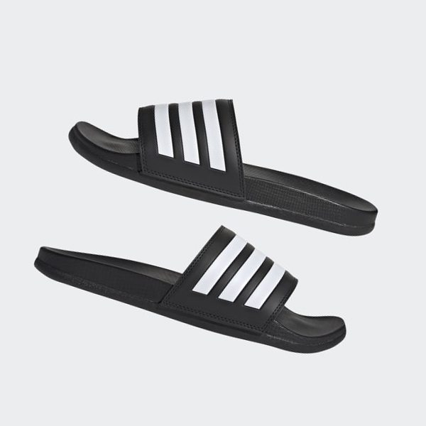 Chanclas Adidas Adilette Comodidad Hombre Chile Negras - HQTCNF452