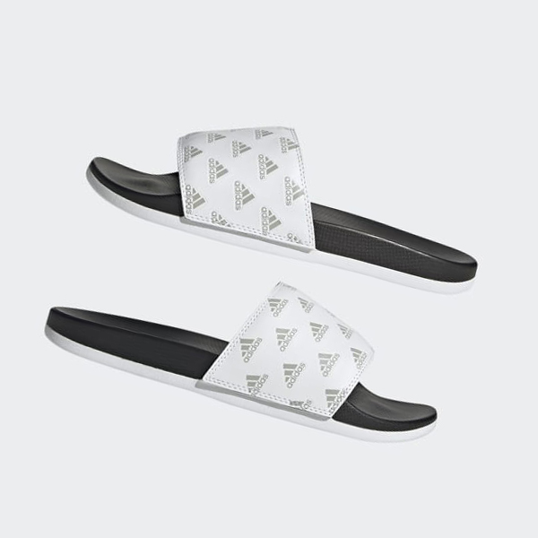 Chanclas Adidas Adilette Comodidad Hombre Chile Blancas - NXDUJL503