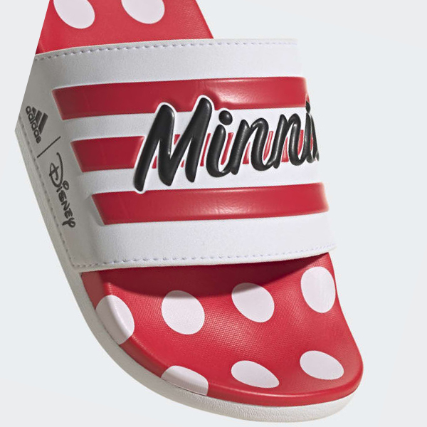 Chanclas Adidas Adilette Comodidad Minnie Mouse Mujer Chile Blancas - WLXOET041