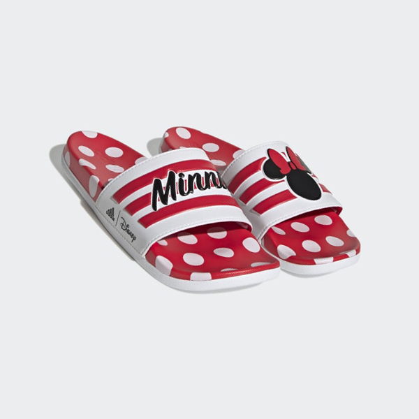 Chanclas Adidas Adilette Comodidad Minnie Mouse Mujer Chile Blancas - WLXOET041