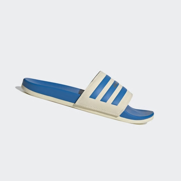 Chanclas Adidas Adilette Comodidad Mujer Chile Beige - KNJFDZ107