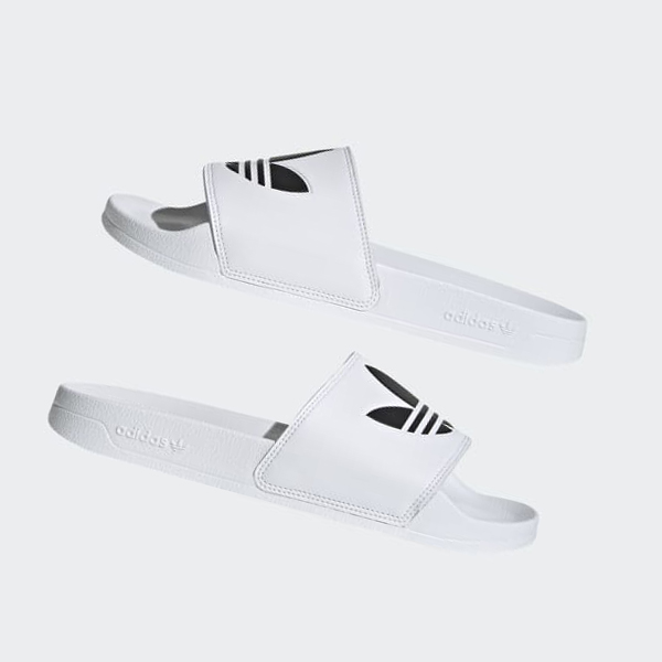 Chanclas Adidas Adilette Lite Hombre Chile Blancas - JEYPUS564